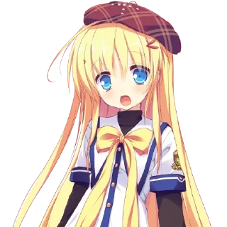 😦 emoji @listders 鹰仓 杏铃たかくら あんず Telegram sticker 22 of 96