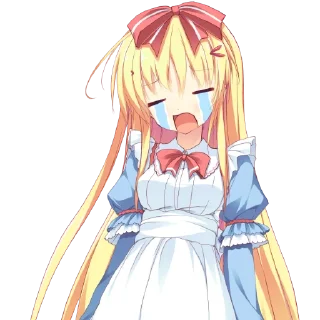 😭 emoji @listders 鹰仓 杏铃たかくら あんず Telegram sticker 15 of 96