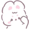 🤍 emoji ㅤㅤ         @stikie   및   @paaci Telegram sticker 17 of 40