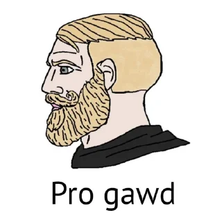 🤔 emoji Wojak Boys vs Girls by @XperuNub Telegram sticker 10 of 103