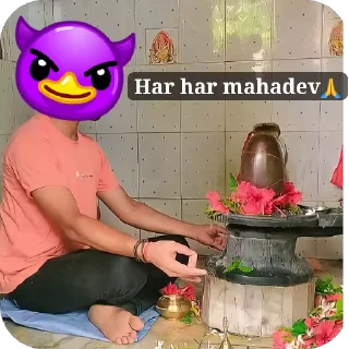 🪑 emoji रावण😎 Telegram sticker 8 of 117