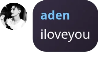 Sticker from pack aden