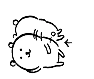 🛏️ emoji 對自己吐槽的白熊-隨你填貼圖 Telegram sticker 19 of 40