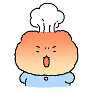 ⭐ emoji 꼬질 망그러진 곰 2 @moe_sticker_bot Telegram sticker 8 of 23