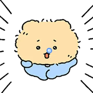 ⭐ emoji 꼬질 망그러진 곰 2 @moe_sticker_bot Telegram sticker 7 of 23