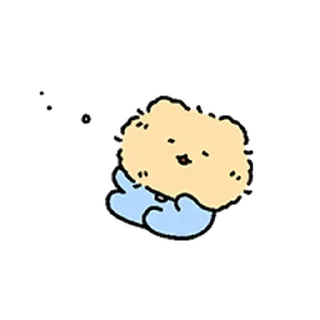 ⭐ emoji 꼬질 망그러진 곰 2 @moe_sticker_bot Telegram sticker 22 of 23