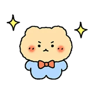 ⭐ emoji 꼬질 망그러진 곰 2 @moe_sticker_bot Telegram sticker 20 of 23