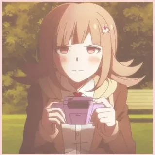 🌸 emoji Chiaki @anime_stickerspack Telegram sticker 16 of 40