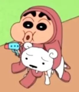 🤔 emoji sinchan Telegram sticker 23 of 41