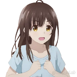 🙌 emoji @Y2LAB Hige wo Soru. Soshite Joshikousei wo Hirou. Telegram sticker 7 of 86