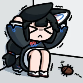 🪳 emoji 安安同同 Telegram sticker 14 of 16
