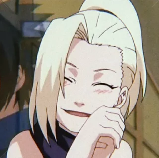 ☺️ emoji Ino Yamanaka Telegram sticker 7 of 16