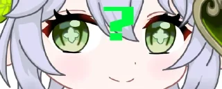 🤔 emoji 纳西妲 Telegram sticker 14 of 20