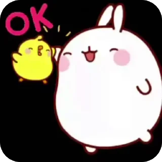 Sticker from Molang @angelhoxxor
