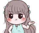 😕 emoji Baby Chubby Girl [ ENG Ver. ] @bistic Telegram sticker 8 of 40