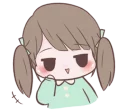 😀 emoji Chubby Girl (Eng) @bistic Telegram sticker 10 of 40