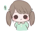 🙁 emoji Chubby Girl (Eng) @bistic Telegram sticker 9 of 40