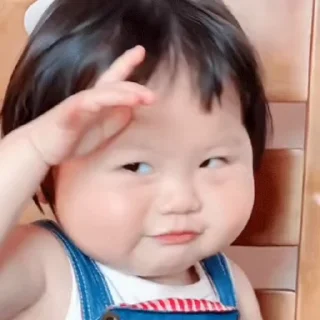 Sticker from 小孩表情包点击 @shayudidibiaoqing
