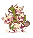 🦊 emoji ケモミミちゃん - Renew Telegram sticker 21 of 120
