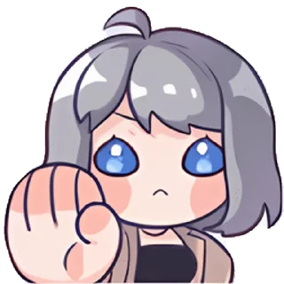 😤 emoji 星瞳QQ装扮 @xingtongofficial Telegram sticker 5 of 21