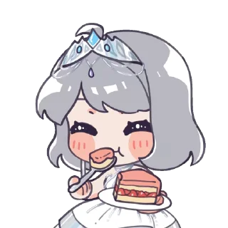 🍰 emoji 星瞳QQ装扮 @xingtongofficial Telegram sticker 19 of 21