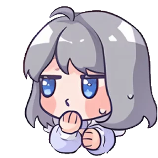 😥 emoji 星瞳QQ装扮 @xingtongofficial Telegram sticker 6 of 21