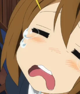 😭 emoji K-on! pack1 (@sticker_freehk) Telegram sticker 9 of 50