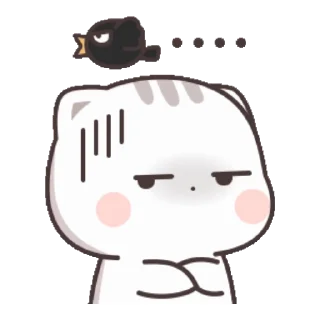 Sticker from cutie cat-chan