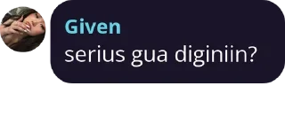 Sticker from given