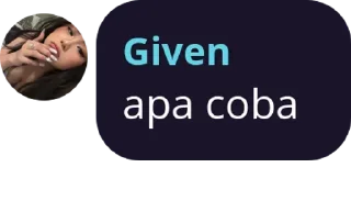 Sticker from given