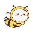 🐝 emoji 不二呆3 @gymmystick Telegram sticker 3 of 38