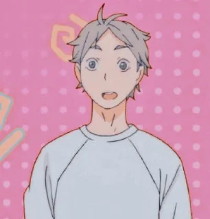 Sticker from sugawara koushi by pinterest