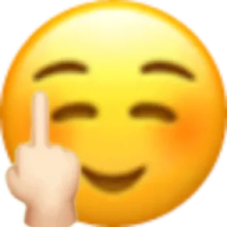 🖕 emoji tikel Telegram sticker 21 of 41