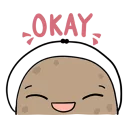 Sticker from Life is Potato