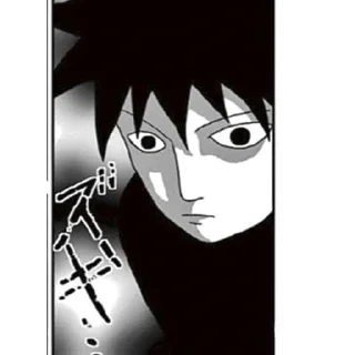 😠 emoji Mob psycho 100 Telegram sticker 18 of 61