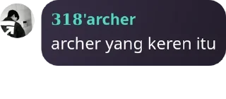 Sticker from archer