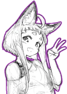 ☺️ emoji fox girl (jaco) @Anak_kucing_stiker Telegram sticker 2 of 45