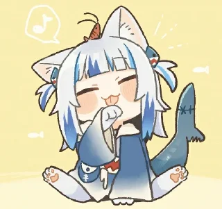 😝 emoji Gura和宝宝的奇奇怪怪 Telegram sticker 12 of 120