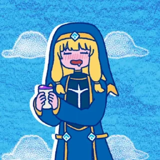 🤤 emoji @sticker_freehk ED-この素晴らしい世界に爆焔を Telegram sticker 18 of 18