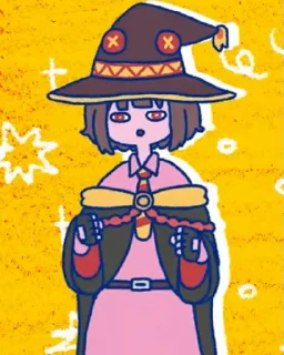 Sticker from @sticker_freehk ED-この素晴らしい世界に爆焔を