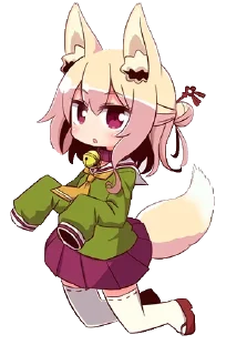 Sticker from ケモミミちゃん 透明