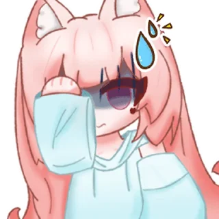 😔 emoji 小小卡琳 @zhaxia_cn Telegram sticker 24 of 48