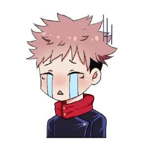 😭 emoji Jujutsu Kaisen Telegram sticker 5 of 13