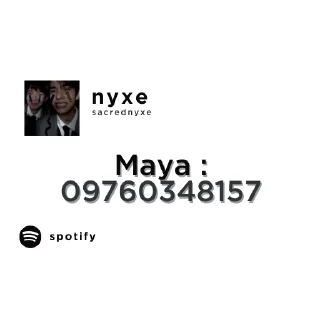 Sticker from only for nyxe