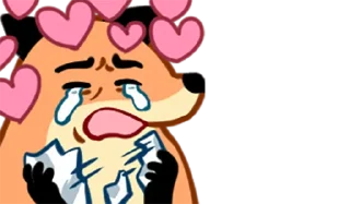 😭 emoji 狐狐好朋友2 Telegram sticker 9 of 40