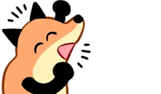 😄 emoji 狐狐好朋友 Telegram sticker 24 of 40