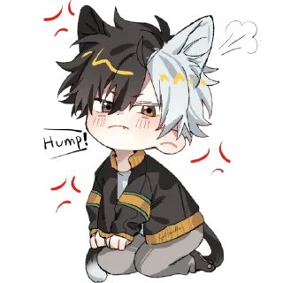 🐱 emoji WindBreaker @stikerkyo Telegram sticker 8 of 81
