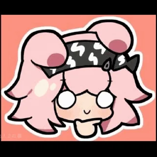 🫢 emoji 小粉猪 Telegram sticker 22 of 47