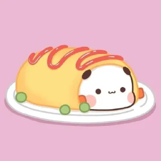 🌯 emoji Cute mochi pack @sparkling_vibes Telegram sticker 21 of 65