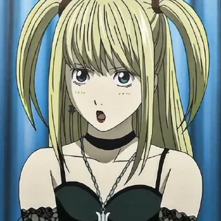 ✖️ emoji Misa Amane ҂ @StickerAnimePack Telegram sticker 17 of 85